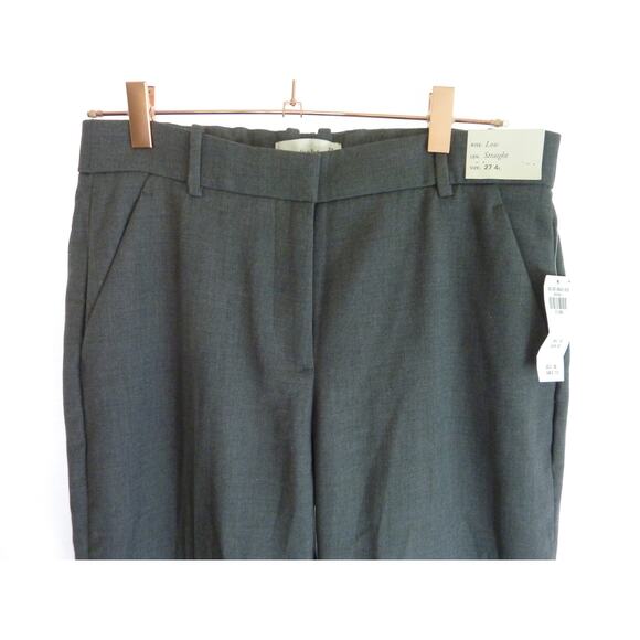 NWT abercrombie and fitch Strait Low Rise Pants - Picture 2 of 6